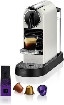 Кавомашина Nespresso Citiz EN167.W, кремово-білий колір, 1260W, без Aeroccino