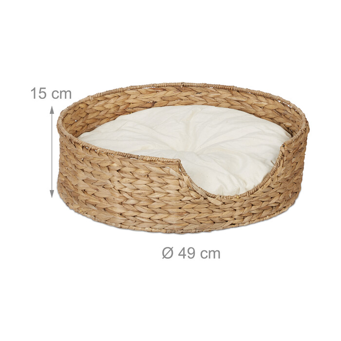 Relaxdays Pet Bed for Dogs and Cats