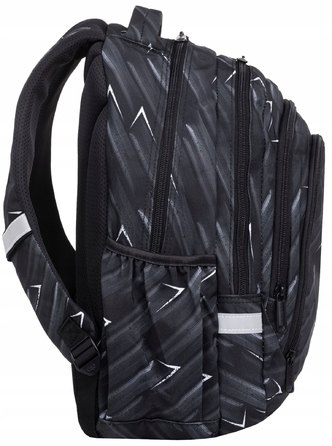 Багатовідсіковий шкільний рюкзак CoolPack, біло-чорний, 28 л