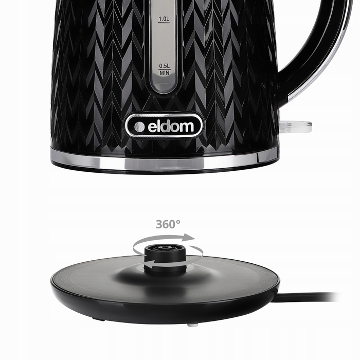 Електричний чайник Eldom C260C Nelo 2000 Вт, чорний