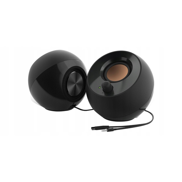 Комплект акустичних колонок 2.0 Creative Pebble 4.4 W, чорні