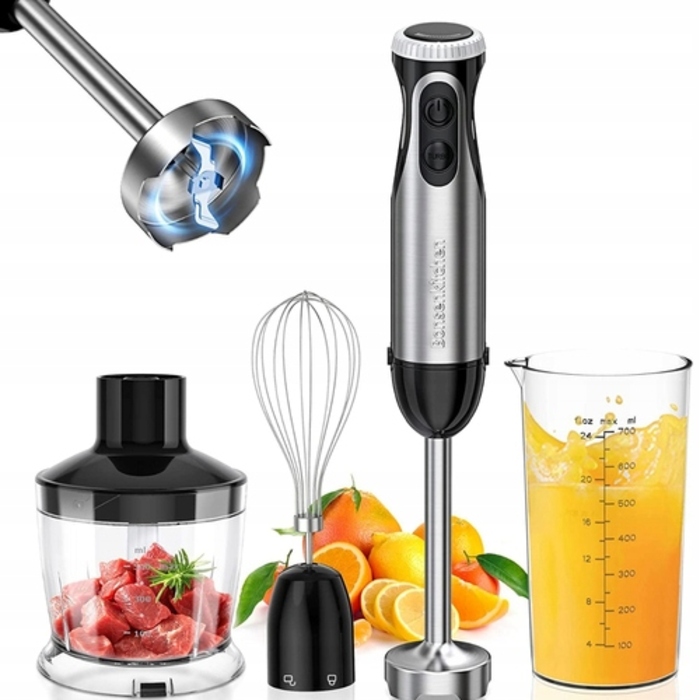 Ручний блендер Bonsenkitchen HB3203, 1000 Вт, чорний