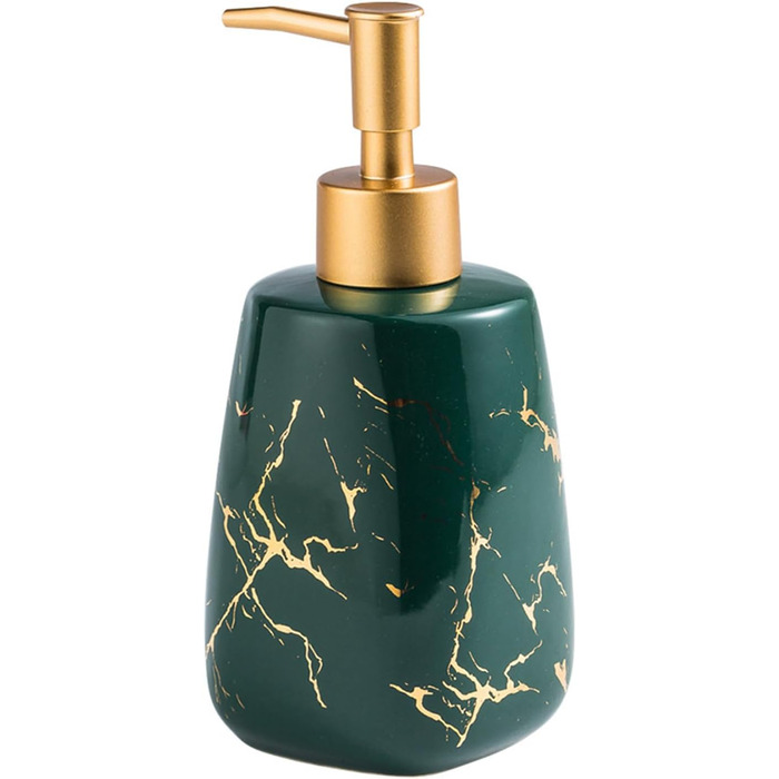 Набір аксесуарів для ванної кімнати: дозатор мила, мильниця, 2 стаканчика для зубних щіток (сірий, з малюнком мармуру)