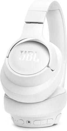 Навушники JBL Tune 770 NC – Бездротові, з активним шумозаглушенням, складні, до 70 годин роботи, швидка зарядка, білі