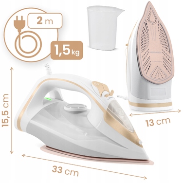 Парова праска BERDSEN BD-330, 3000 Вт, керамічне покриття, з функцією вертикального прасування, потужна