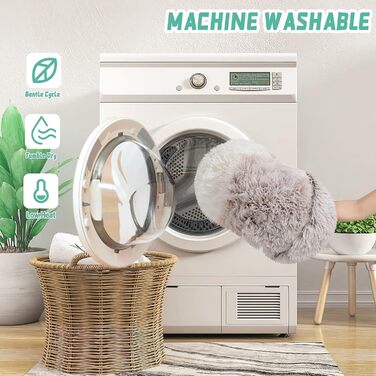 М'яке ліжко для собак та котів у вигляді ведмежих лапок, діаметр 50 см, теплий затишний сон для маленьких та середніх собак/котів/кроликів, легко миється