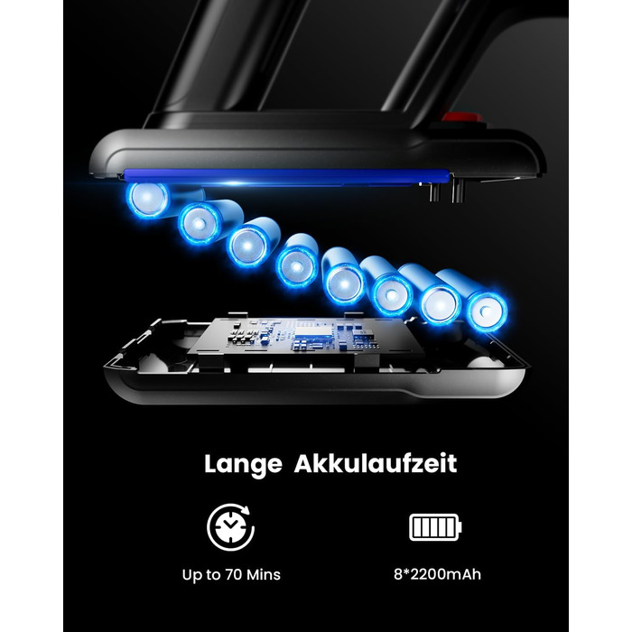 Бездротовий акумуляторний пилосос 600W з потужністю всмоктування 50KPA, 70 хвилин роботи, самостійна парковка, антизаплутана щітка та LED-дисплей, 8-ступенева фільтрація, кріплення на стіну, для шерсті тварин/килимів/твердих поверхонь/автомобіля (фіолетов