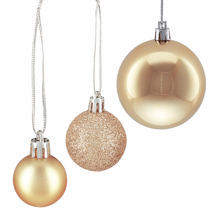 Relaxdays Set of 100 Christmas Baubles