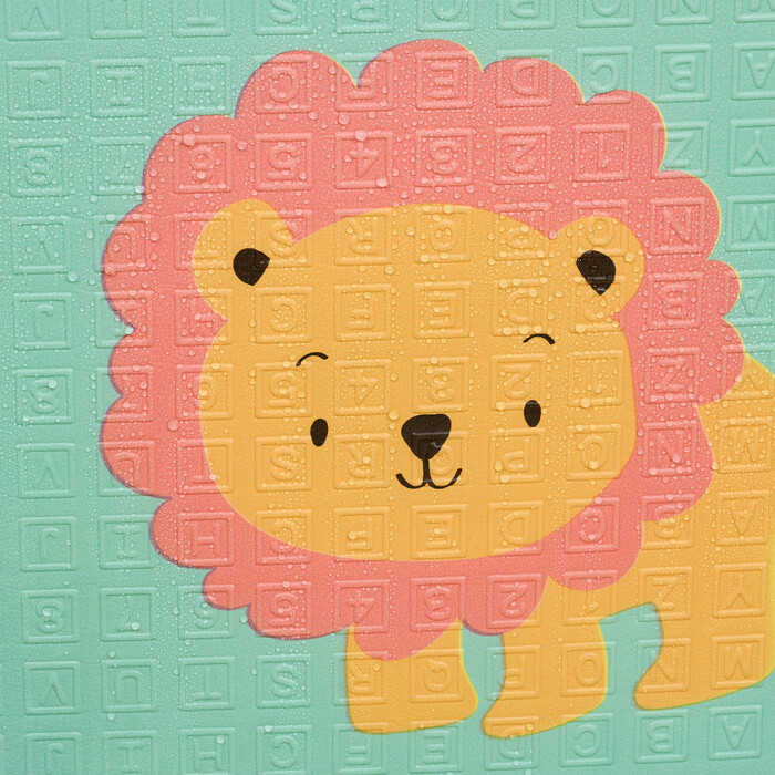 Relaxdays Foldable Play Mat - Animals