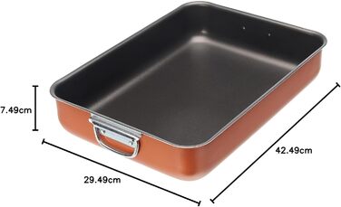 Форма для запікання Alluflon Zecchino 40x28 см, алюміній, мультиколір