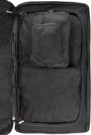 Валіза на колесах normani Reisetasche 125 л, сіро-червона, з відділенням для костюмів