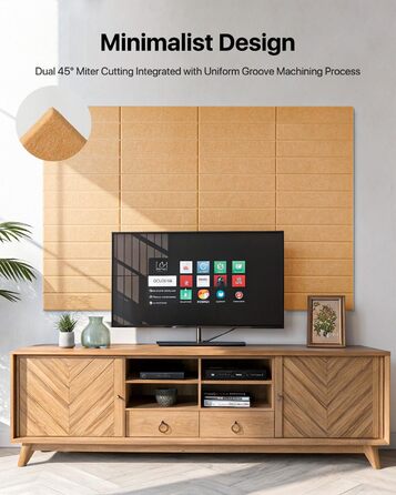 Акустичні панелі Soundsbay самоклеючі для звукоізоляції та шумопоглинання, поліестер, 30×30×0.9 см, гірчично-жовті (12 шт)