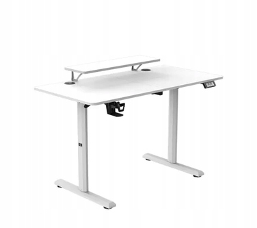 Ігровий стіл Ultradesk HIGHLANDER 120 см, регулювання висоти, білий