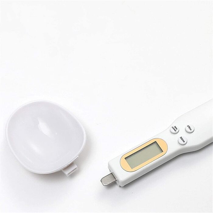 CMBSSTBB Measuring Spoon, Electronic Administration Spoon, Gram Spoon, Measuring Spoon, Soup Spoon, Baking, Household Standard Measuring Spoon, Measuring Cup, Hand Gram Scale, Baby Formula Spoon (white)