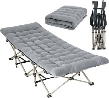 Розкладне ліжко-матрац для кемпінгу та відпочинку на природі (176x64x37 см)