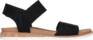 Сандалі жіночі Skechers Desert Kiss чорні, розмір 38.5 EU - Стильні повсякденні босоніжки