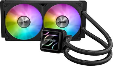 ASUS Prime LC 240 ARGB - Система водяного охолодження CPU з RGB підсвіткою (2 вентилятори, 400 мм шланги, підтримка Intel LGA 1851/1700/1200/115X, AMD AM5)