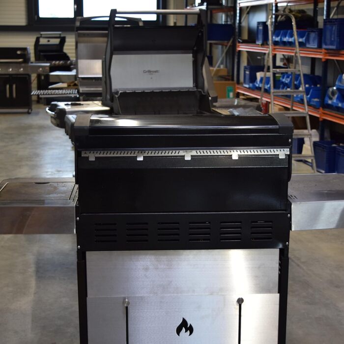 Вітрозахисний екран Grillrost.com для гриля Rösle Videro G3, оригінальна розробка для підвищення температури