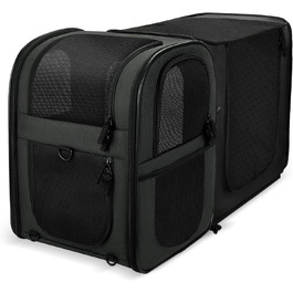 Рюкзак для собак та котів Apollo Walker - зручний та дихаючий, для подорожей та активного відпочинку (2-15 кг, чорний)