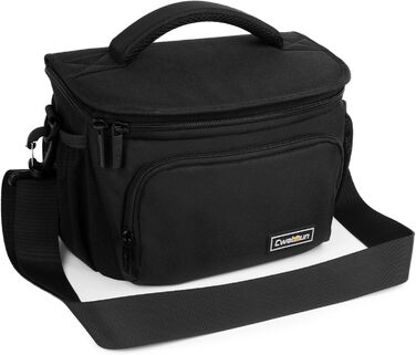 Захисний футляр для дзеркальної камери, вологостійкий, для Canon, Nikon, Sony, Fuji, DLR/LR, об'єктив (Чорний, M)