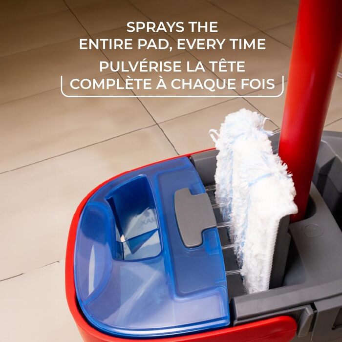 Набір для миття підлоги Vileda H2prO Flaches з відром, мікрофібра, безпечний для будь-яких поверхонь