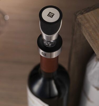 Набір сомельє ZWILLING 2 предмети: вилив для вина та штопор, нержавіюча сталь, срібний колір