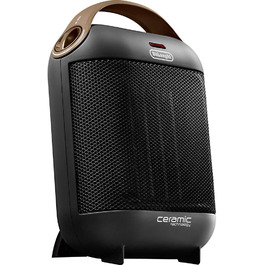 Обігрівач керамічний De'Longhi HFX30C18.AG | Портативний обігрівач для швидкого обігріву | 2 режими | Функція захисту від замерзання | 1800 Вт | Сірий