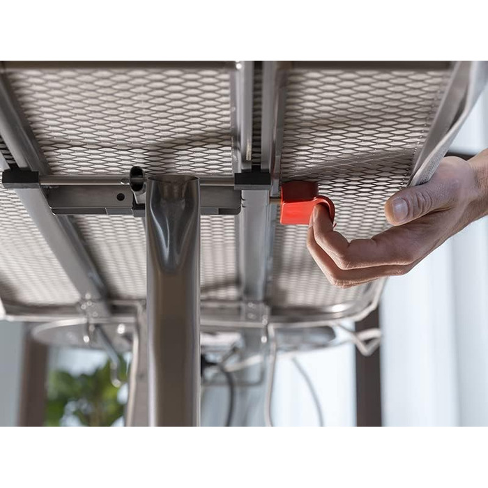 Гладильна дошка Vileda XXL з розеткою 130x44 см для парогенератора | Регульована висота 74–97 см, термостійке покриття Titan | Складана, стабільна, сертифікована TÜV (TOTAL REFLECT plus Ecoverpackung)