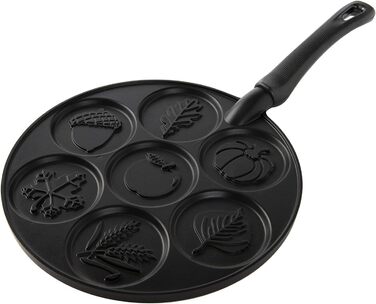 Сковорода для млинців Nordic Ware Autumn Leaves 26,7 см алюмінієва, святкова