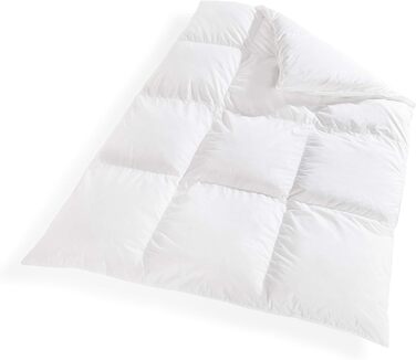 Зимова ковдра VitaloBett Canadian Dreams Polar 200x220 см – надзвичайно тепла стьобана ковдра з гусячим пухом для алергіків, клас тепла 6