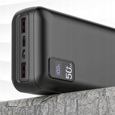 Потужний павербанк Baseus 50000mAh 22.5W: 2x USB, USB-C, QC 3.0, з LED-дисплеєм та системою безпеки