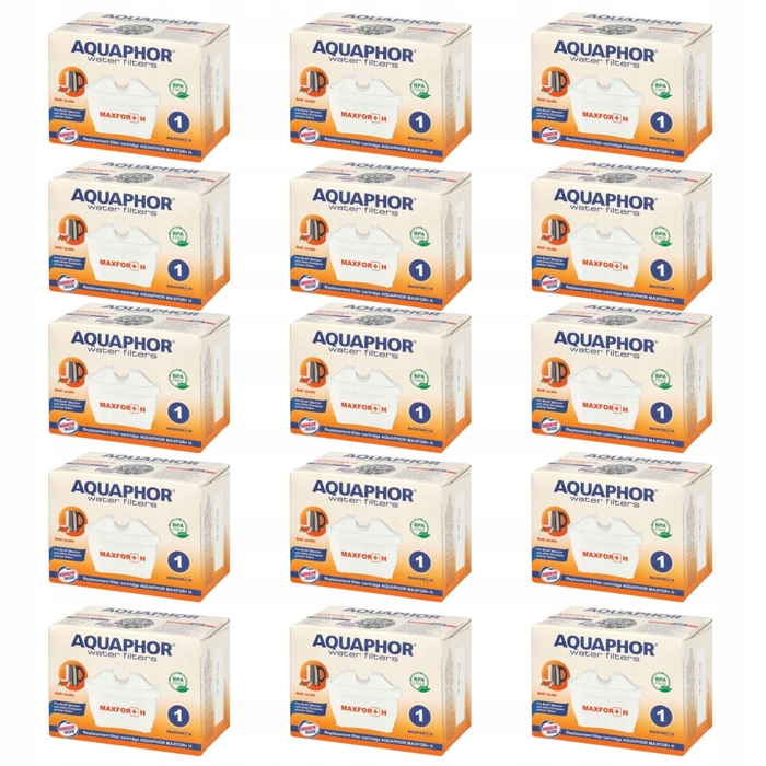 Змінний фільтрувальний картридж Aquaphor Maxfor+ H для жорсткої води, 15 шт.