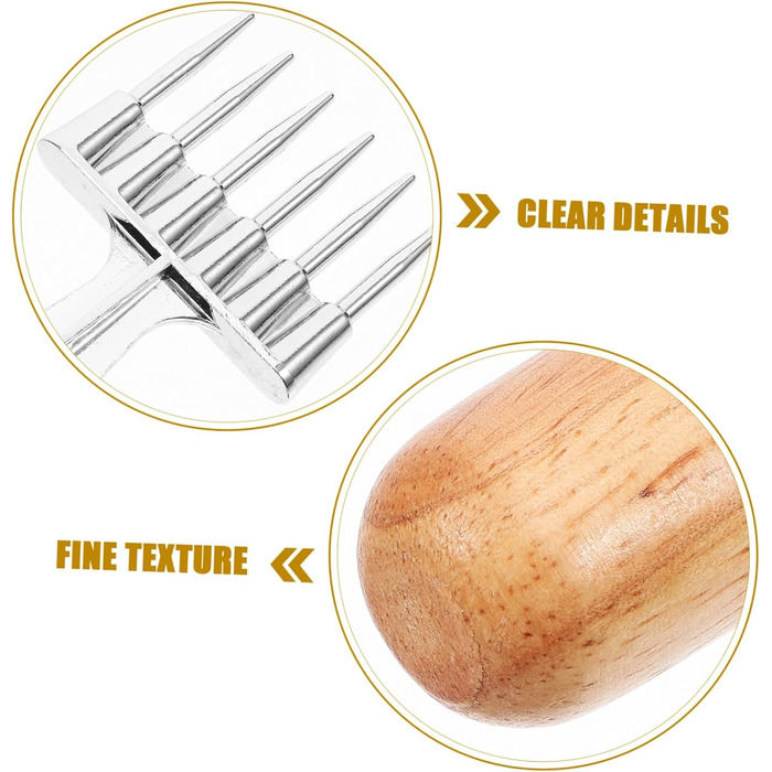 SHOWERORO 5-Piece Ice Scraper Tools for Ice Picking, Ice Breaker Device, Professional Ice Pick Tool, Ice Breaker Tool, Ice Pick for Home, Ice Crusher, Aluminum Alloy, Khaki