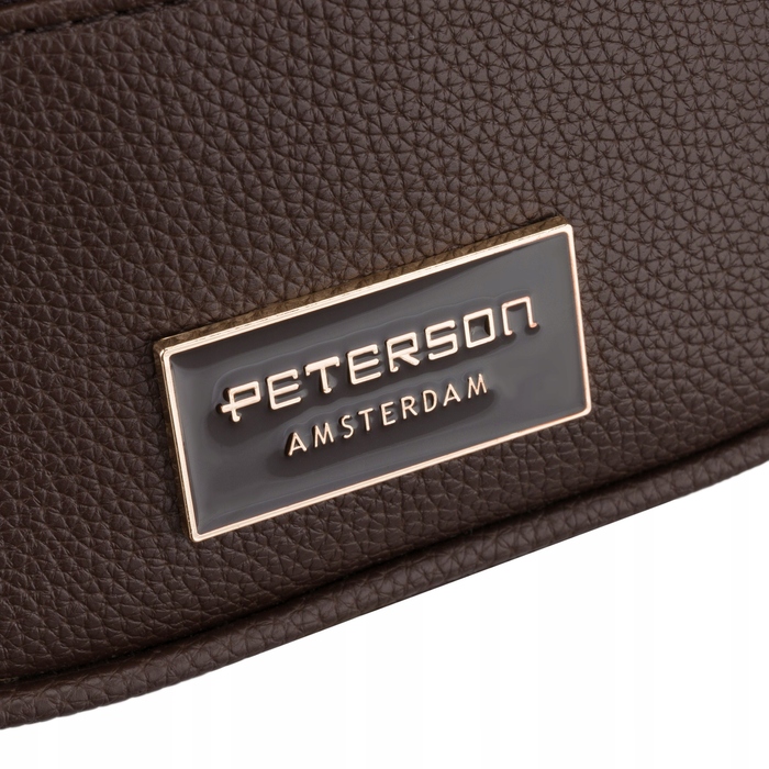 Сумка-бананка Peterson PTN JK6-01-6512-BROW, коричнева