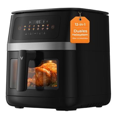 Аерофритюрниця VIOMI 7L Vortex: потужність 2000W, подвійний нагрів, сенсорне керування 12-в-1