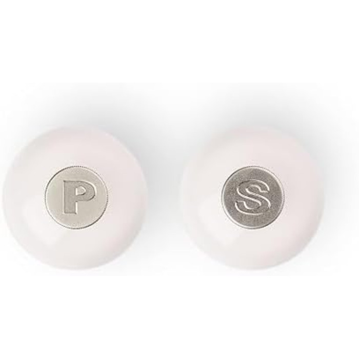Le Creuset Mini Mill Set, Salt and Pepper Mills, ABS Plastic, Each 5 x 5 x 12.1 cm, Ceramic Grinder, Shell Pink, 44900117770000