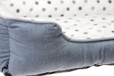 Кішка ліжко Karlie Dot (сіро-блакитне, L: 55 см B: 50 см)