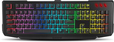 Ozone Gaming Gear Double TAP: Клавіатура + Миша, ігрова, RGB, 4000 DPI