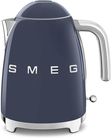 Електричний чайник Smeg KLF03PKEU 1.7L, Navy Blue (Темно-синій), з нержавіючої сталі, антинакипний фільтр, автоматичне відключення