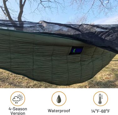 Підковдра для гамака HIKERBRO Ultraleichte (240x130 см) - Подвійна, для кемпінгу та походів