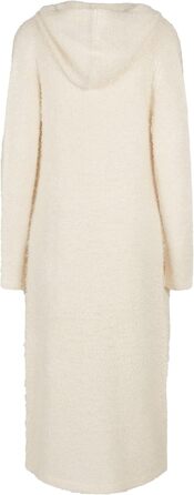 Кардиган жіночий Urban Classiс з капюшоном та пір'ям, чорний (3XL, Whitesand)