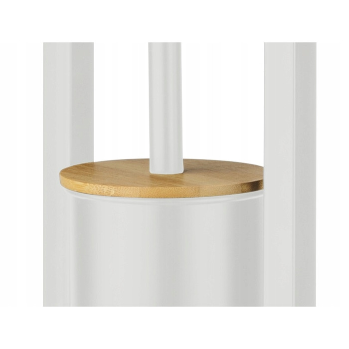 Набір для ванної кімнати DASTIN: тримач для йоржика та тримач для туалетного паперу, білий матовий