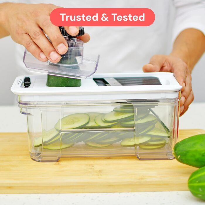 Набір для нарізки овочів Fullstar: слайсер, спіраль, тертка, кухонні прилади (чорний, все-в-1)