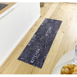 Килимок для кухні Hanse Home Cook & Clean, антиковзний, легкий у догляді, з малюнком їжі, 50x150 см – килимовий доріжка для кухні, коридору, передпокою, їдальні