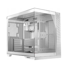 Корпус для комп'ютера MODECOM Volcano Panorama Midi Tower ATX, білий, з панорамним вікном