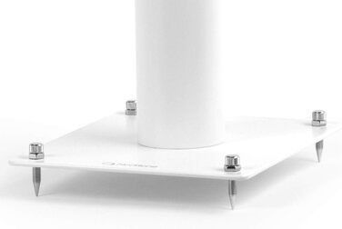 Підставка для акустики Norstone Stylum, металева, до 50 кг, пара, білий матовий (50 см)