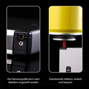 Вишукане екіп для курців: Zigarettenetui CAM2 з феєрверком, автоматичним виштовхуванням та електронним перезаряджуваним запальничкою (20 цигарок, сріблясте скло)