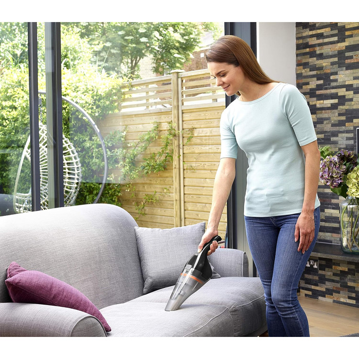 Ручний бездротовий пилосос BLACK+DECKER Dustbuster 3.6V NVC115JL-QW білий (чорний)