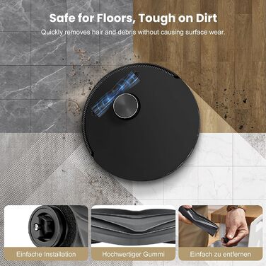 Набір аксесуарів для робота-пилососа Dreame L20 Ultra: 2 щітки, 6 мішків, 4 серветки, 4 фільтри HEPA, 4 бокові щітки, 1 щітка для очищення