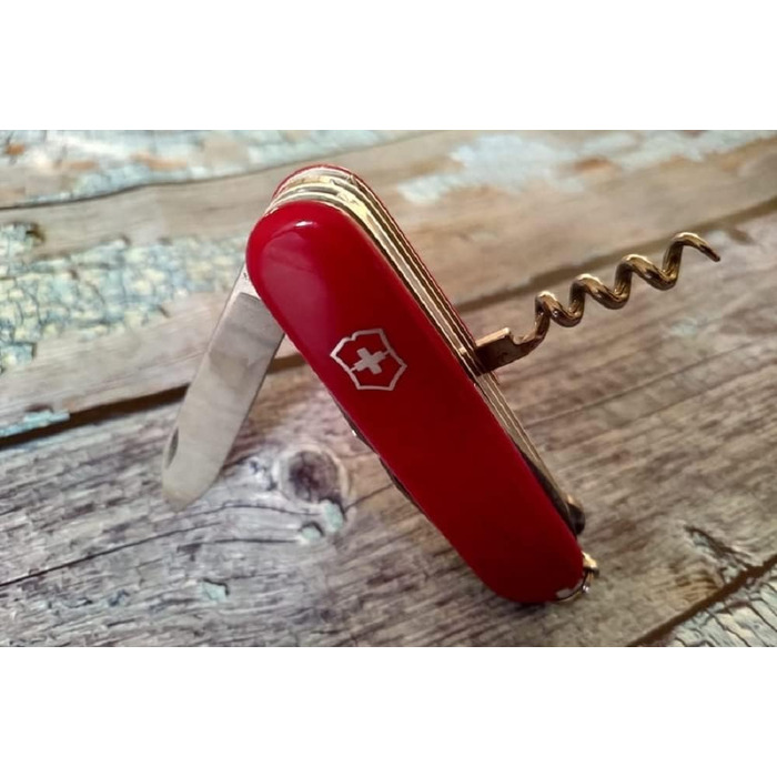 Мультитул Victorinox Explorer - Швейцарський ніж, 16 функцій, червоний